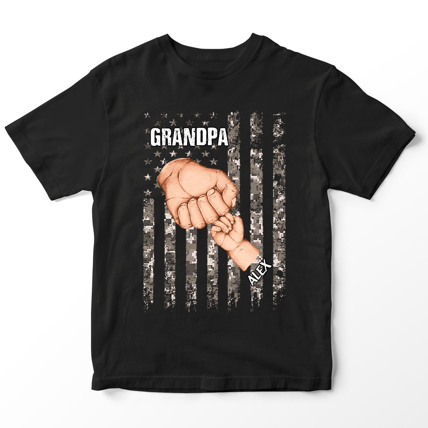 Personalized Family Hand Custom Unisex T-Shirt