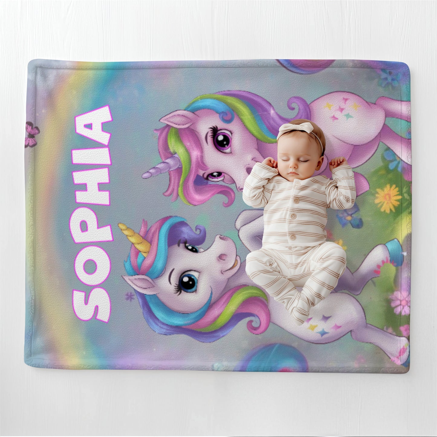 Personalized Blanket, Custom Unicorn Blanket, Unicorn Gifts