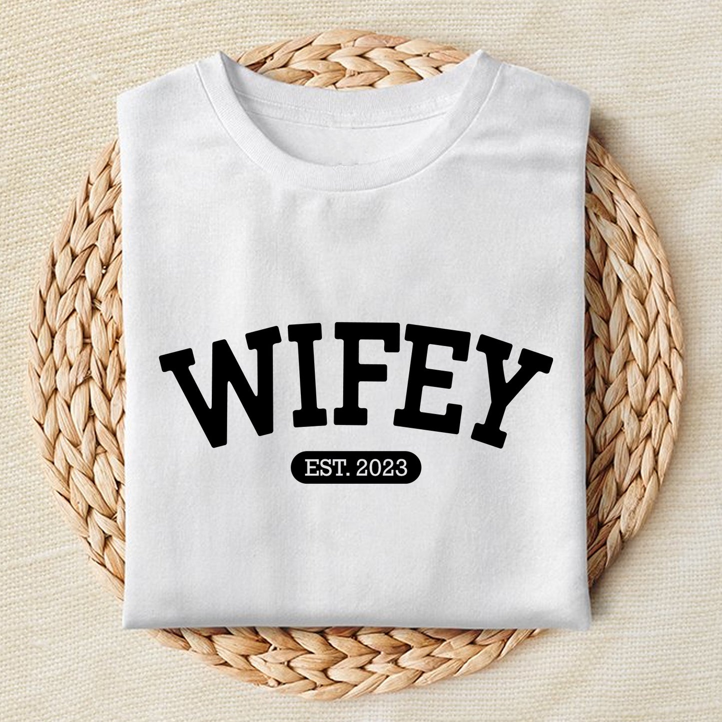 Personalized Wifey Sweatshirt