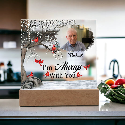 Those We Love Don't Go Away Memorial - Robin Memorial - Personalized Remembrance Gifts - Christmas Memorial