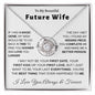 Love Knot Necklace | "Cherish Your Future Together with Our 'Love Knot' Necklace - A Sentimental Gift for Your Future Wife"||