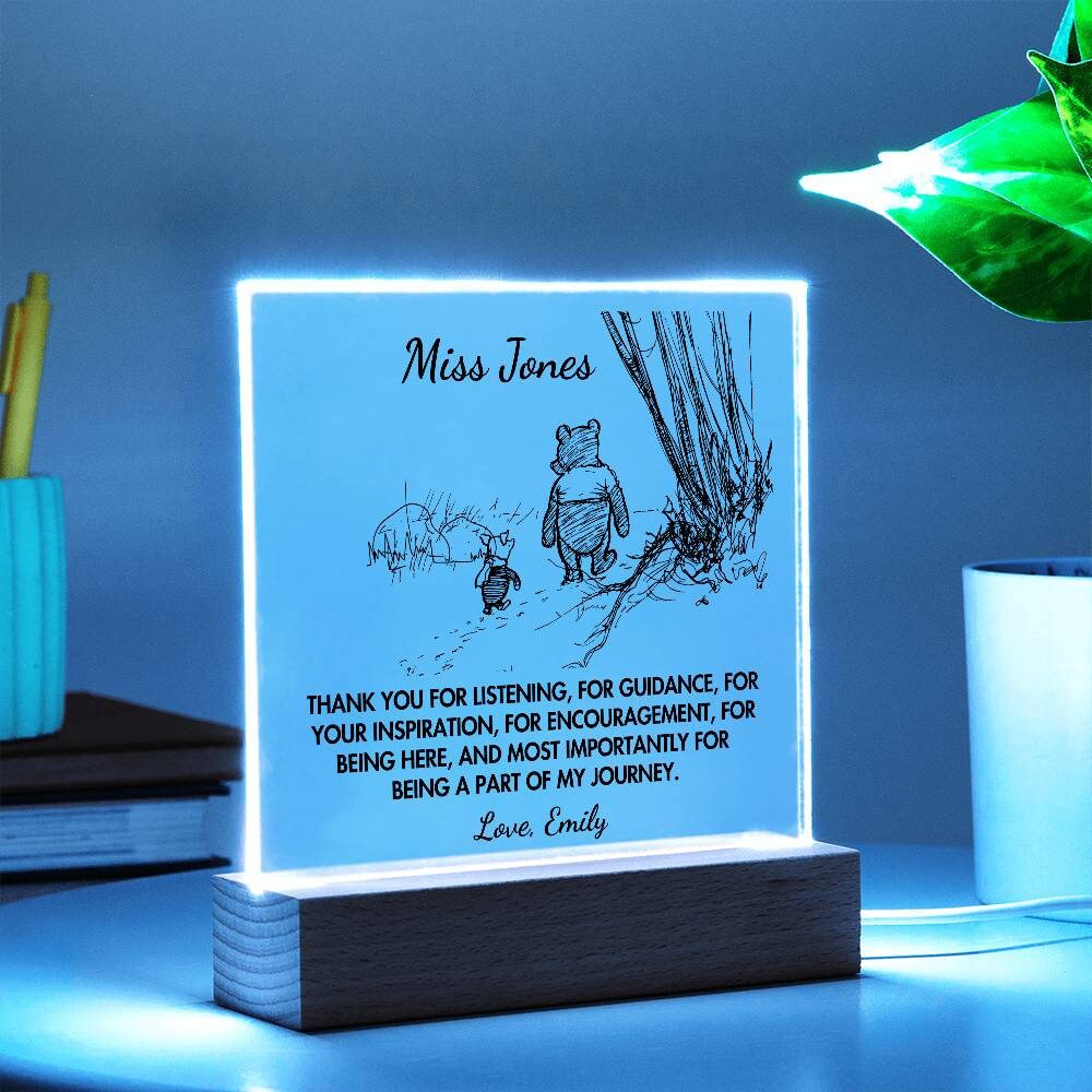 Personalized Gift For Teachers, Gift For Mentors, Gift For Coaches