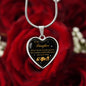 Heart Pendant Necklace For Daughter "Celebrate your Special Bond"