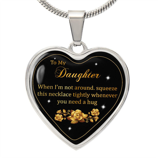 Heart Pendant Necklace For Daughter "Celebrate your Special Bond"