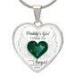 "Forever Remember Your Special Bond: Top 10 Memorial Heart Pendant Necklaces for Daddy's Girls"