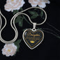 To My Daughter Heart Necklace
