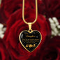 Heart Pendant Necklace For Daughter "Celebrate your Special Bond"