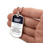 To My Badass Daughter | Dog Tag