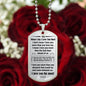 I Love You The Most Dog Tag
