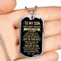 My Son | Never Forget - Dog Tag