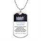 To My Badass Daughter | Dog Tag