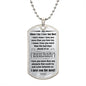 I Love You The Most Dog Tag