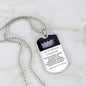 To My Badass Daughter | Dog Tag