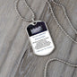 To My Badass Daughter | Dog Tag