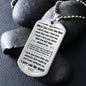 I Love You The Most Dog Tag