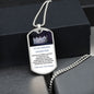 To My Badass Daughter | Dog Tag