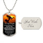 Custom Dog Tag Necklace For Daughter: Celebrate Your Special Bond"