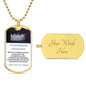 To My Badass Daughter | Dog Tag