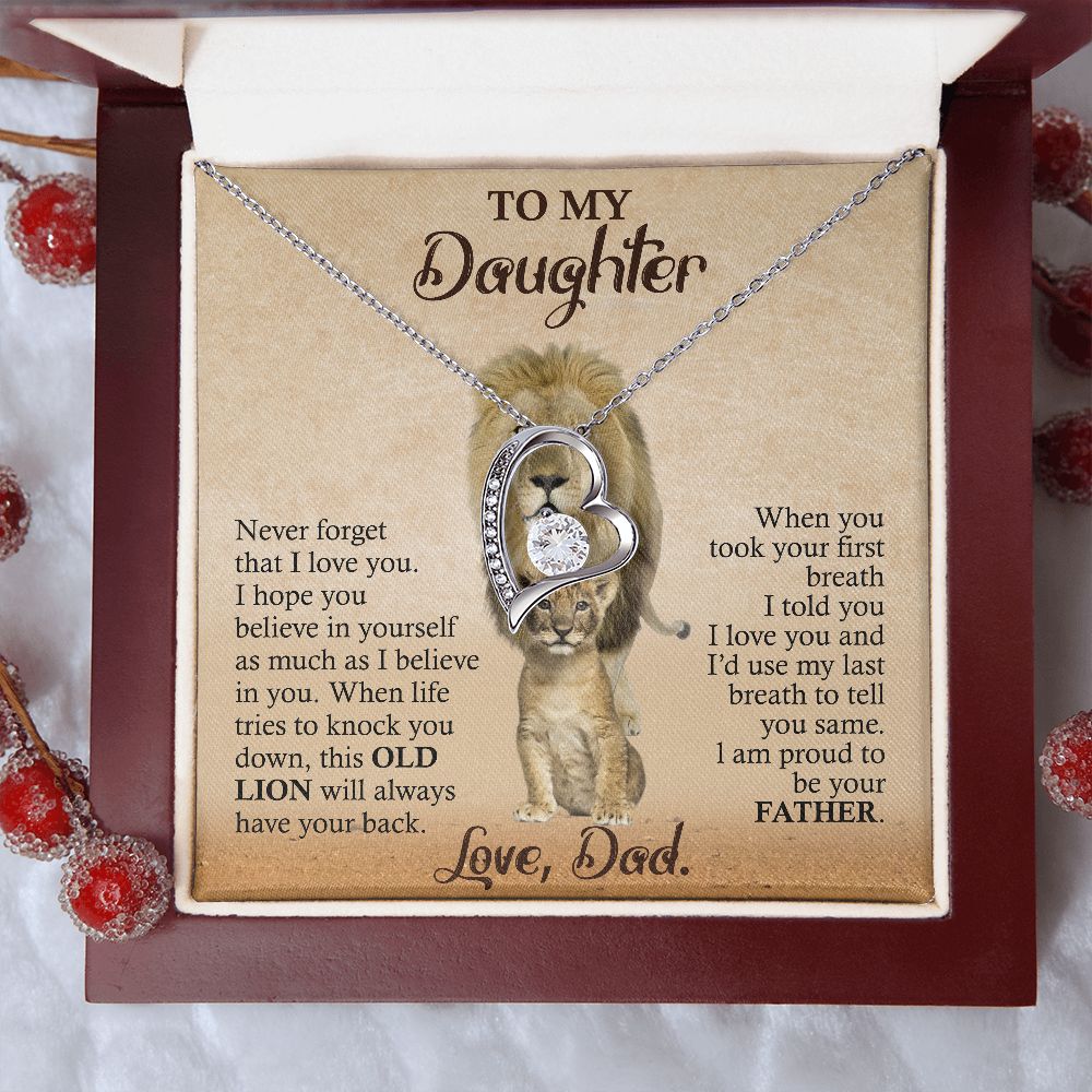 Forever Love Necklace Gift for Daughter