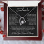"Heartfelt Soulmate Necklace with Custom Love Message Card - Romantic Gift Idea"