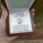 I'M Sorry for Hurting You Forever Love Necklace