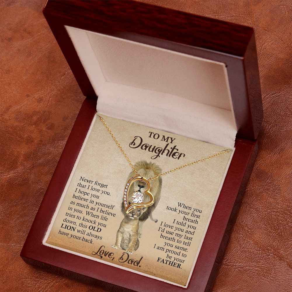 Forever Love Necklace Gift for Daughter