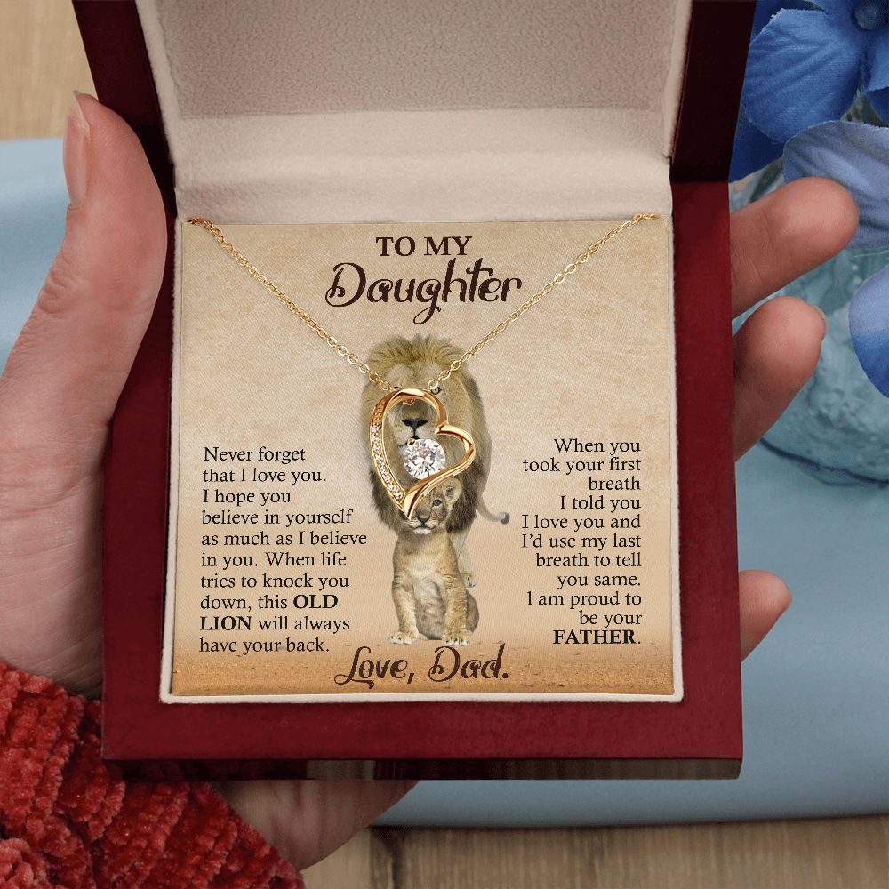 Forever Love Necklace Gift for Daughter