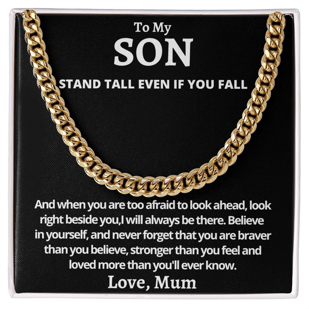 Top 10 Stainless Steel Cuban Link Chains for Sons with Message Cards