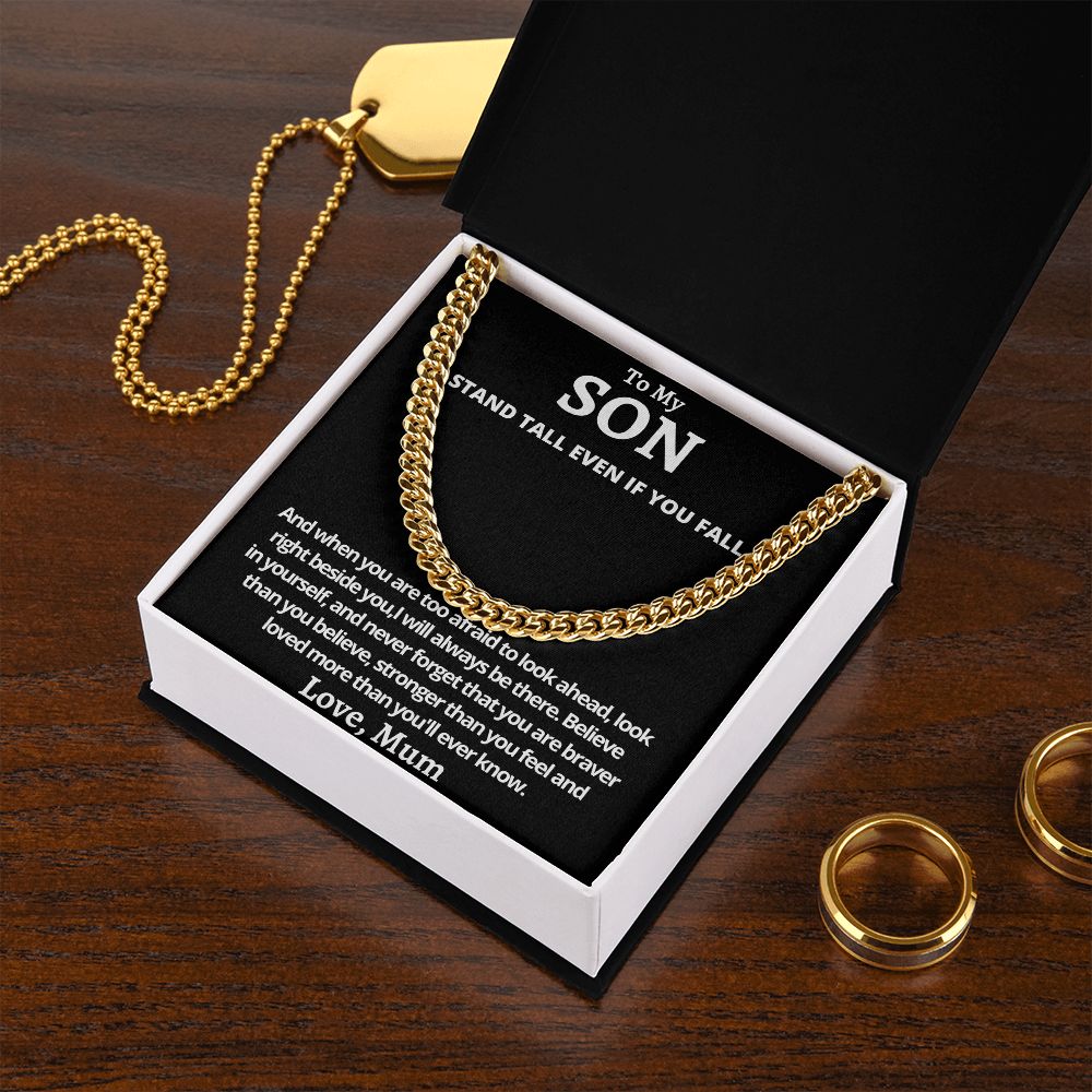 Top 10 Stainless Steel Cuban Link Chains for Sons with Message Cards