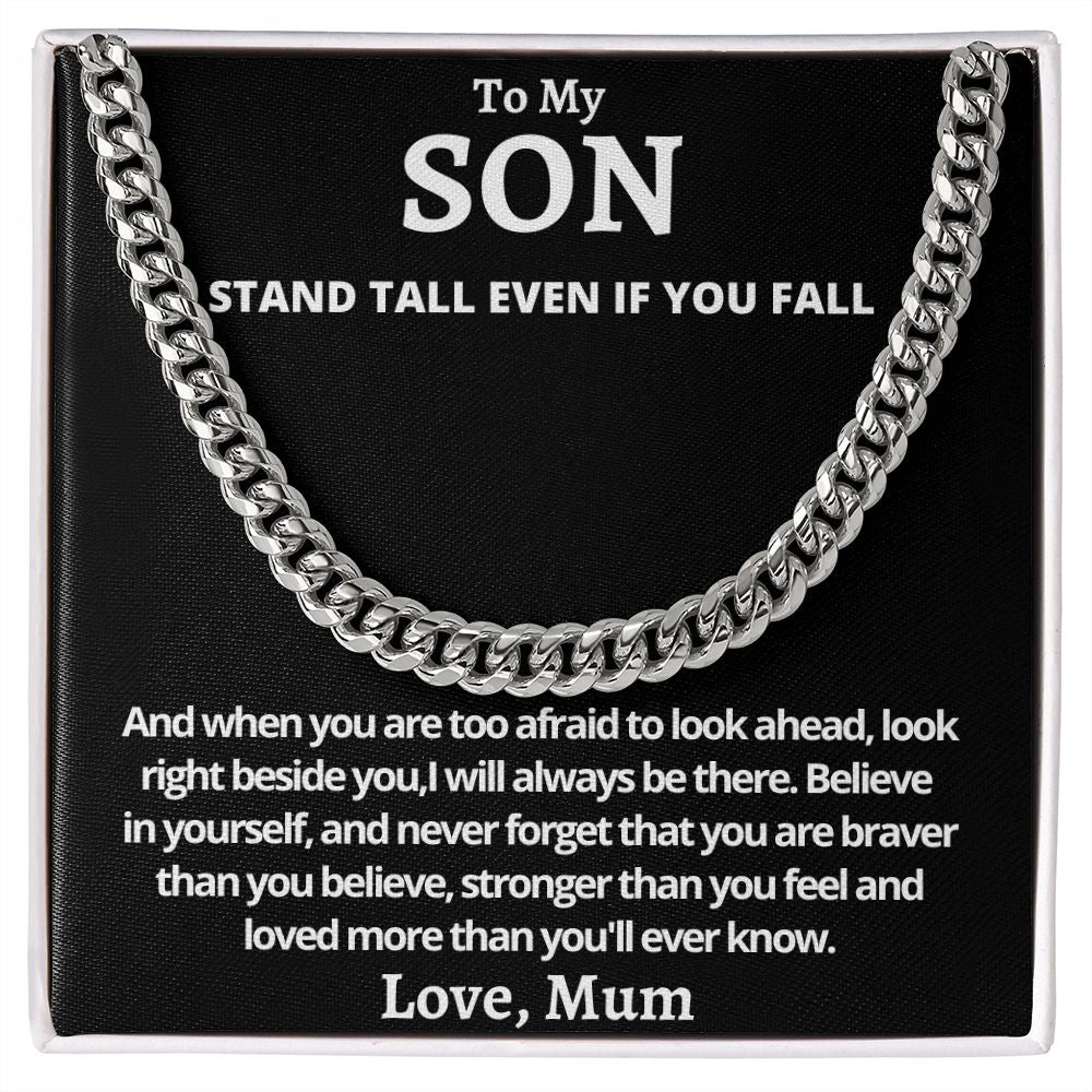 Top 10 Stainless Steel Cuban Link Chains for Sons with Message Cards