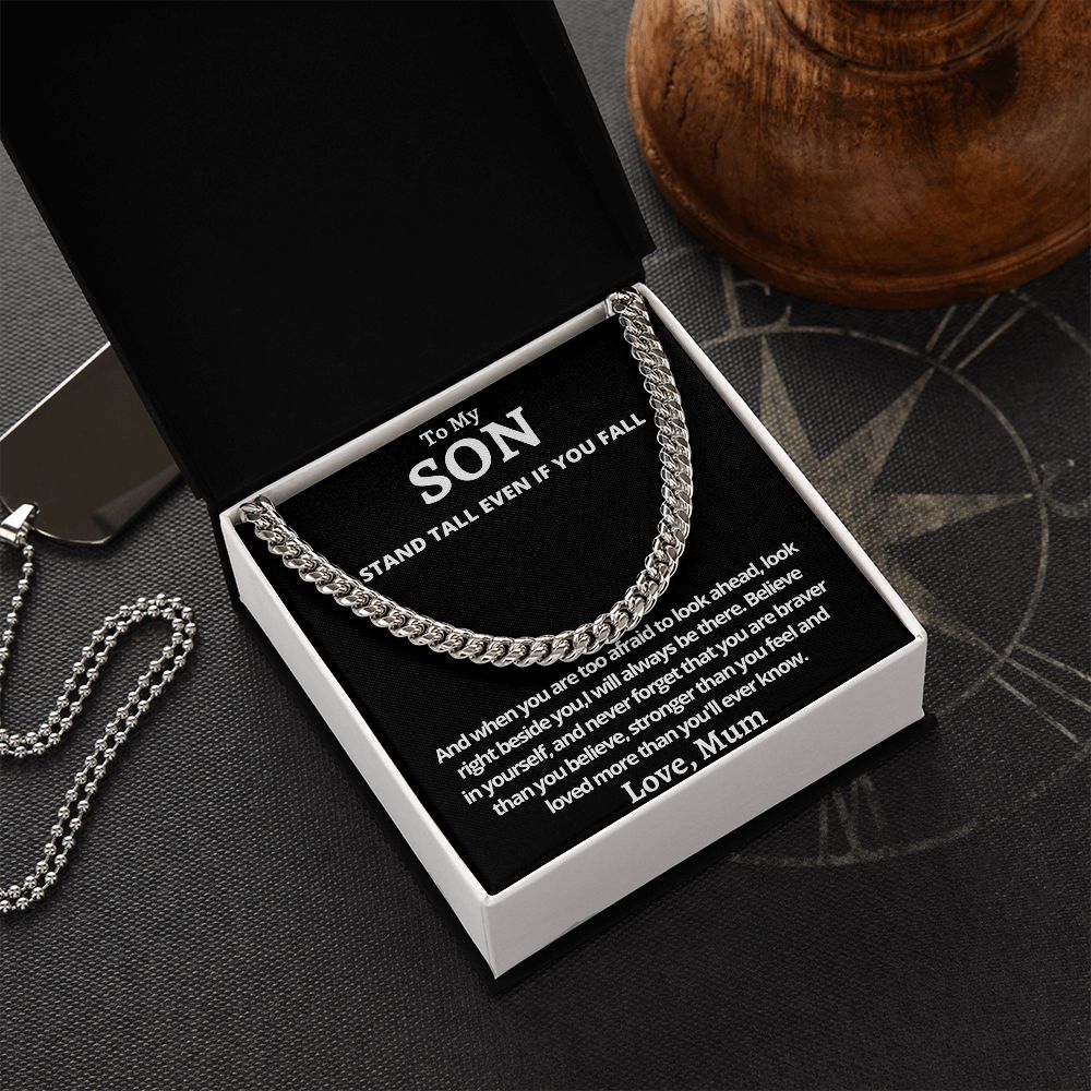 Top 10 Stainless Steel Cuban Link Chains for Sons with Message Cards