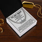To My Man Cuban Link Chain Necklace King