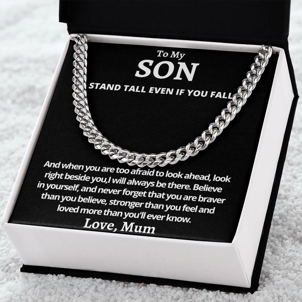 Top 10 Stainless Steel Cuban Link Chains for Sons with Message Cards