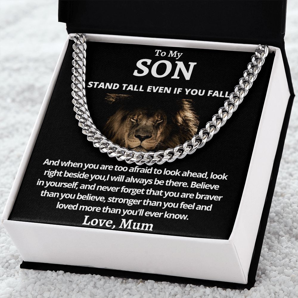 Cuban Link Chain (Stainless Steel) Gift For Son