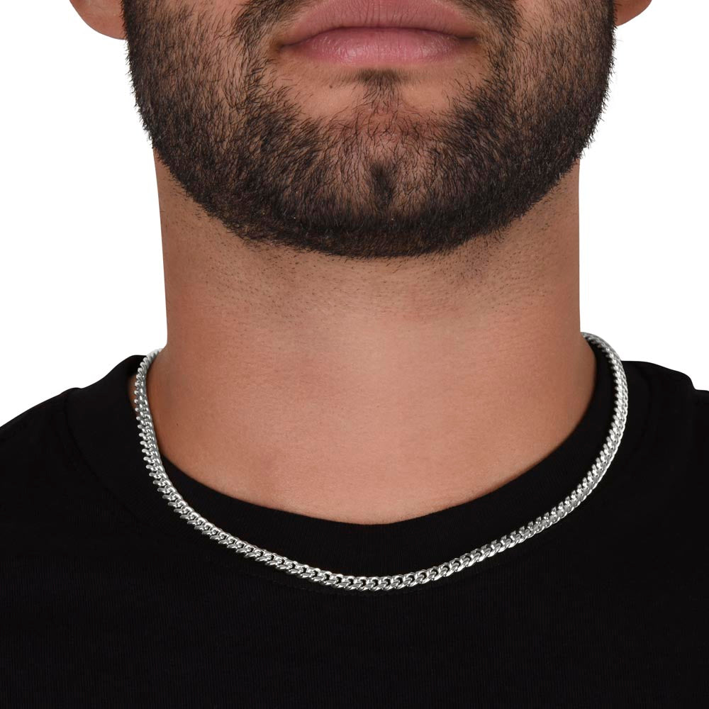 To My Man Cuban Link Chain (King)