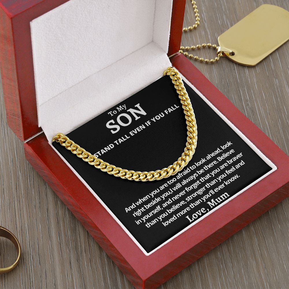 Top 10 Stainless Steel Cuban Link Chains for Sons with Message Cards