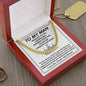 To My Man Cuban Link Chain Necklace King