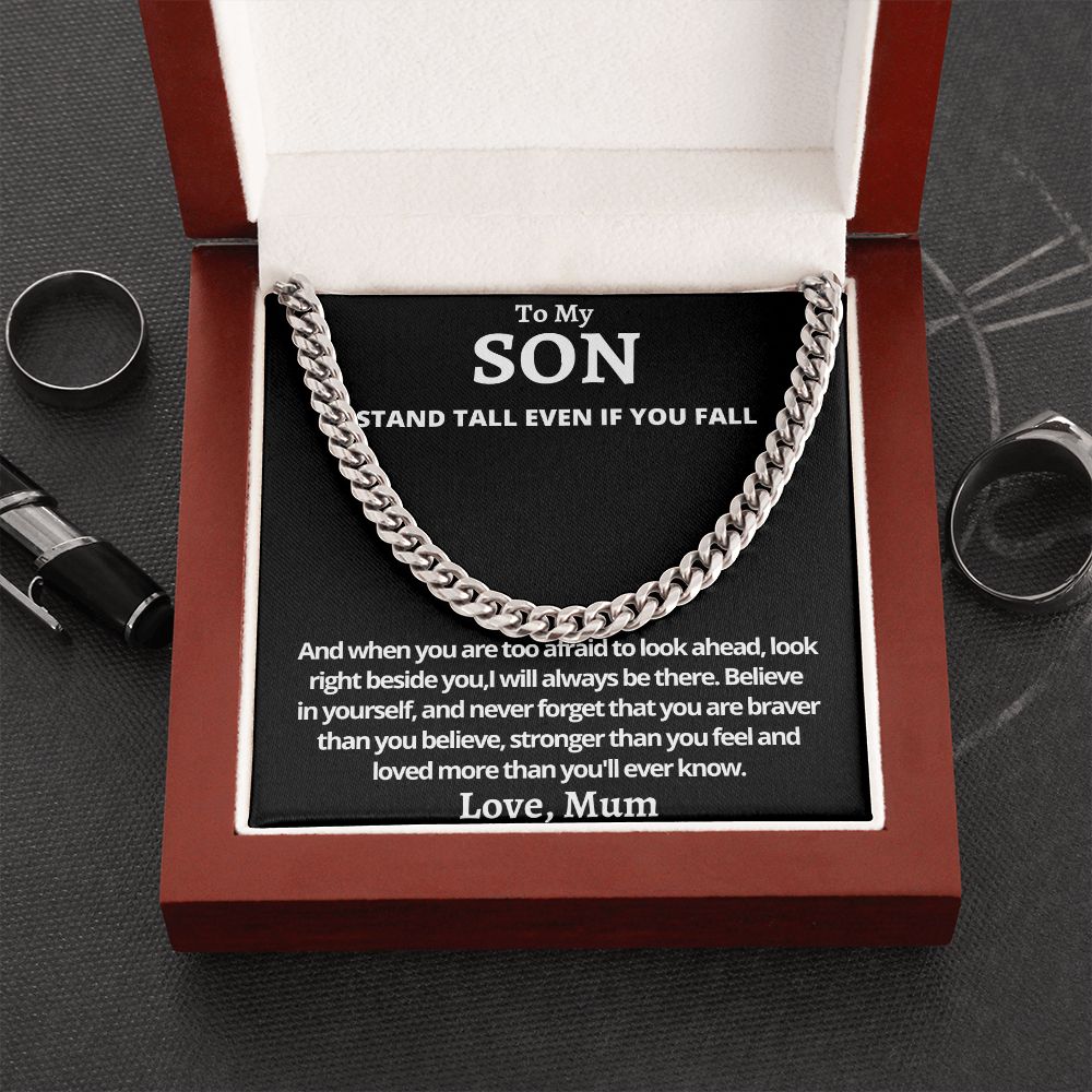 Top 10 Stainless Steel Cuban Link Chains for Sons with Message Cards