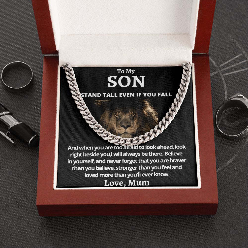 Cuban Link Chain (Stainless Steel) Gift For Son
