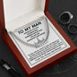 To My Man Cuban Link Chain Necklace King