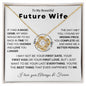 Love Knot Necklace | "Cherish Your Future Together with Our 'Love Knot' Necklace - A Sentimental Gift for Your Future Wife"