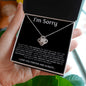 "Heartfelt Apology Necklace Gifts for Wives: Say Sorry with Style"