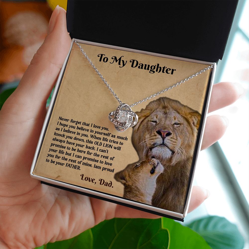 Love Knot Necklace Gift for Daughter