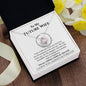 To My Future Wife Love Knot Necklace