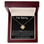 "Heartfelt Apology Necklace Gifts for Wives: Say Sorry with Style"