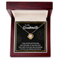 My Soulmate Love You Always & Forever Love knot Necklace