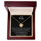 You mean so much to me (Wife) Love Knot Necklace