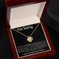 "Heartfelt Apology Necklace Gifts for Wives: Say Sorry with Style"