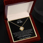You mean so much to me (Wife) Love Knot Necklace