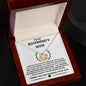 LOVE KNOT NECKLACE; "Show Your Appreciation for the Woman Behind Your Amazing Man with Our 'Mother's Love' Necklace - A Meaningful Gift for Your Partner's Mom"